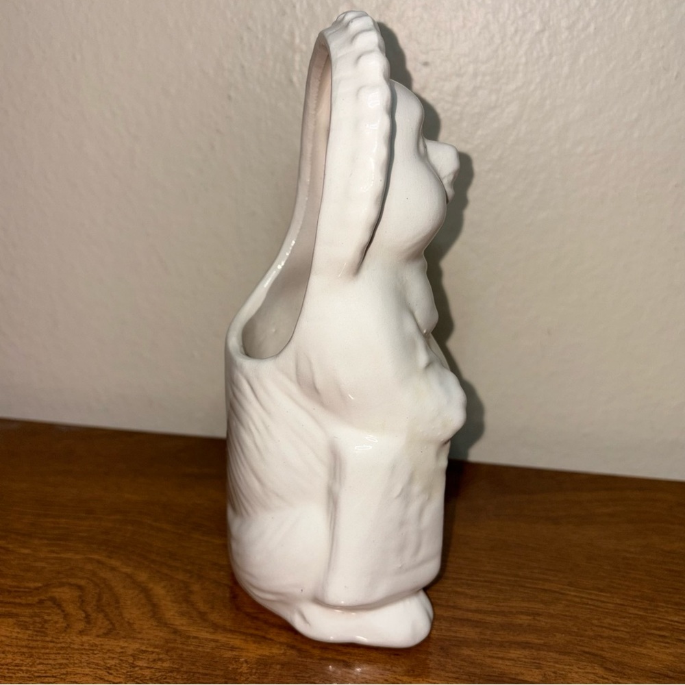Vintage Tanuki Bear Collectible Beverage Tiki Mug Vase Ceramic 4”x3”x7” - Picture 4 of 13